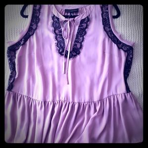 Lane Bryant Blush Pink Sleeveless Top